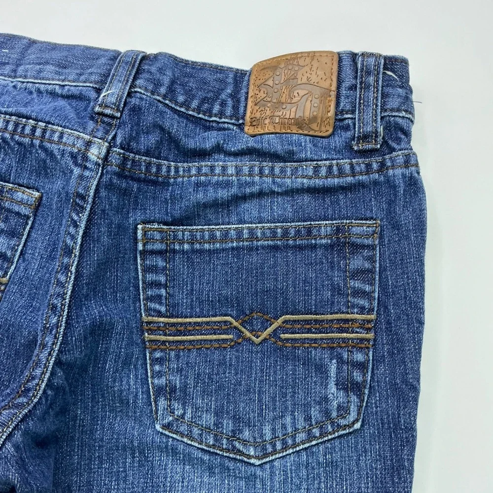 Epic Threads Blue Jeans Kids Size 10 Straight Leg Medium Wash Denim